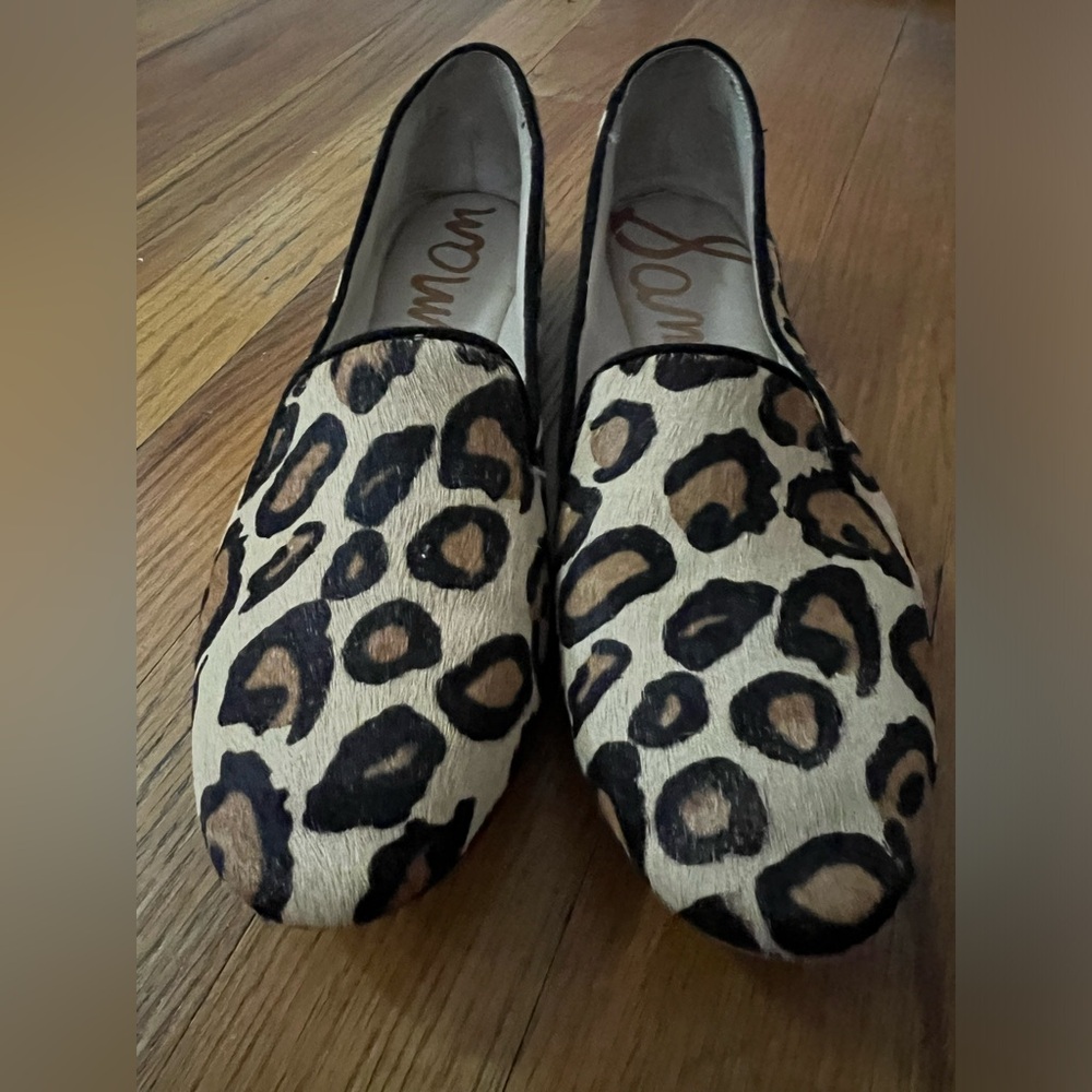 Sam Edelman Alvin Leopard Print Loafers - Picture 2 of 4